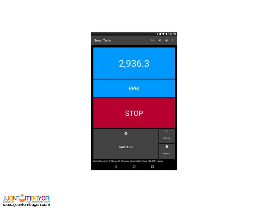 Tachometer, Smart Tachometer, Laser Tachometer, Smartphone 