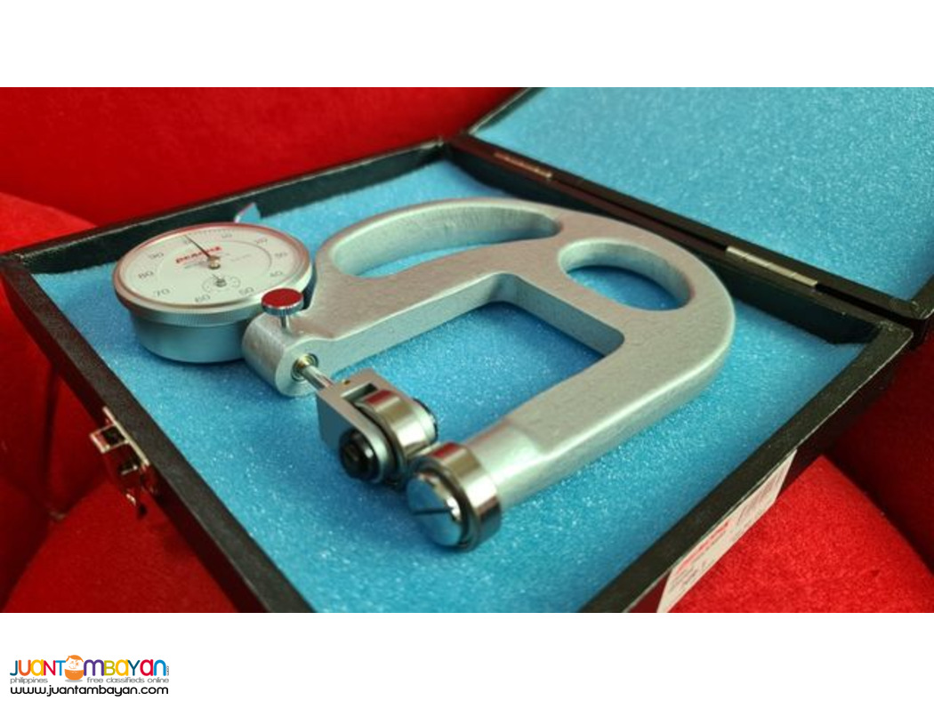 Thickness Gauge, Roller Type Dial Thickness Gauge, Peacock HR1
