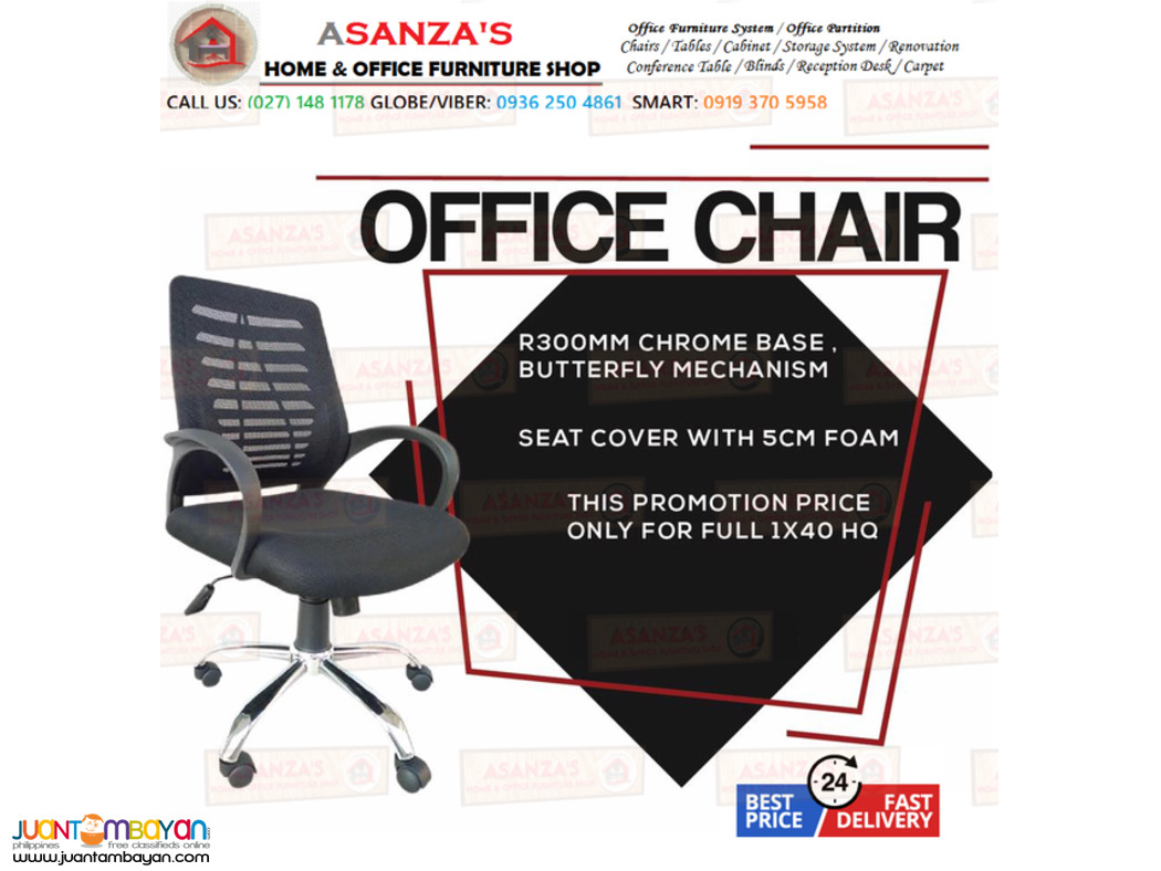 OFFICE STAFF/VISITOR/HIGHBACK CHAIR/FACTORY PRICE