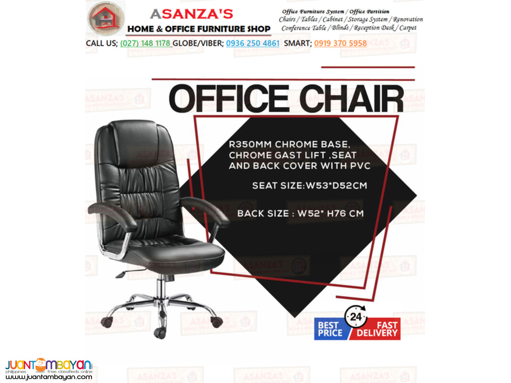 OFFICE STAFF/VISITOR/HIGHBACK CHAIR/FACTORY PRICE