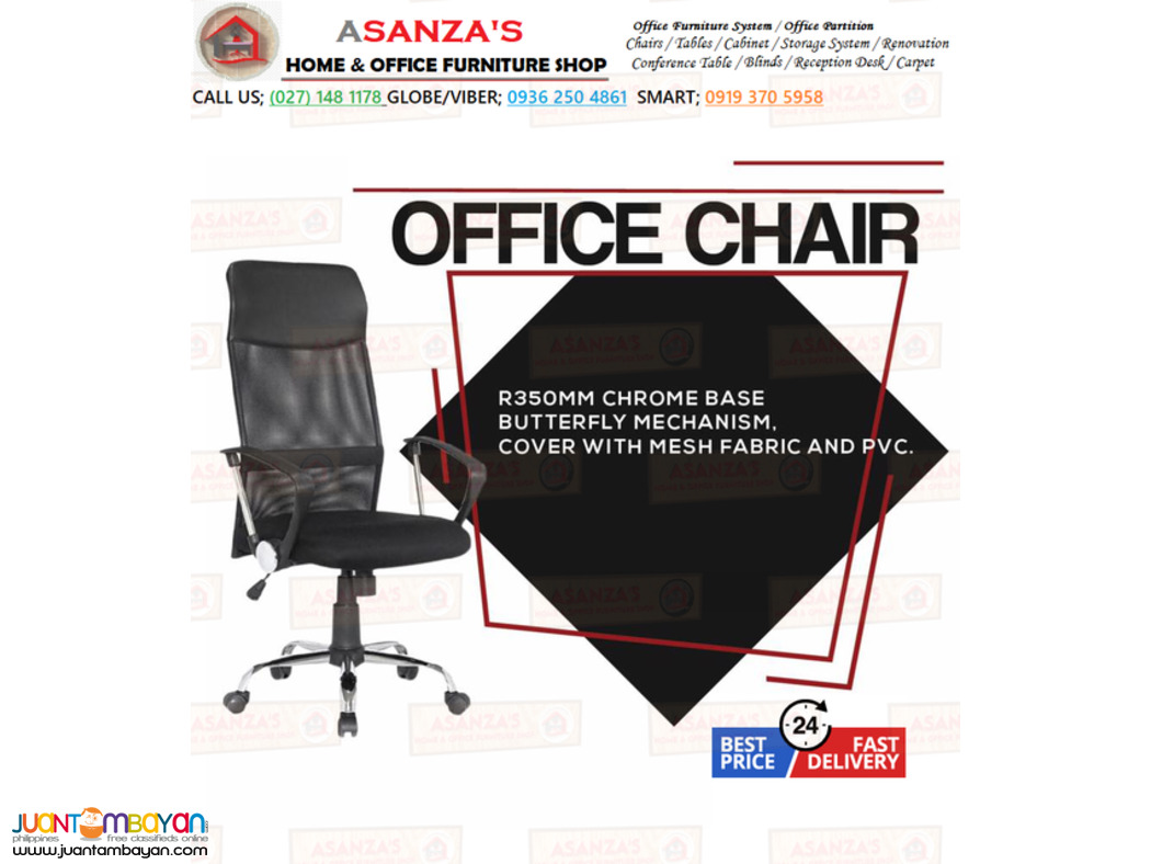 OFFICE STAFF/VISITOR/HIGHBACK CHAIR/FACTORY PRICE
