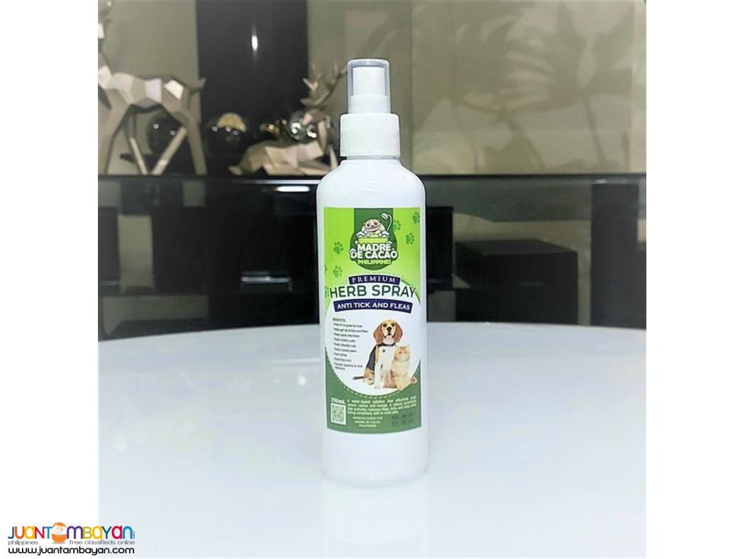 Madre de cacao premium organic herb spray for cats & dogs