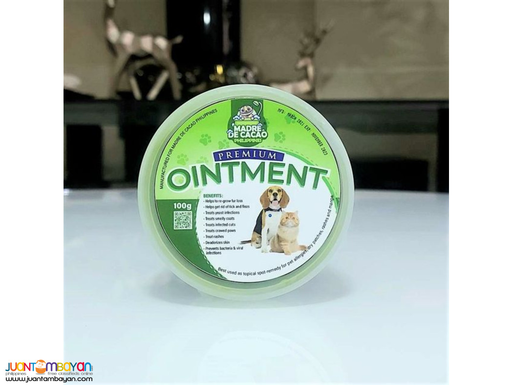 madre de cacao premium organic ointment for cats & dogs