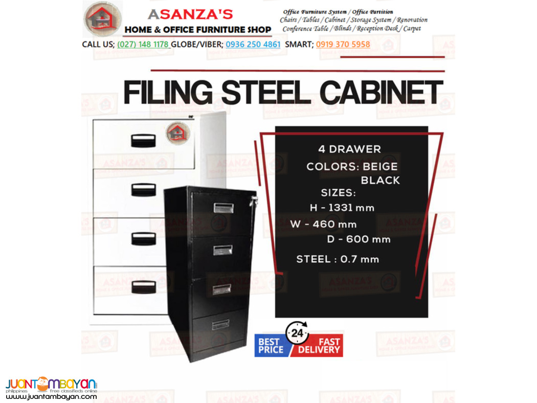 VERTICAL FILING CABINET / FACTORY PRICE *