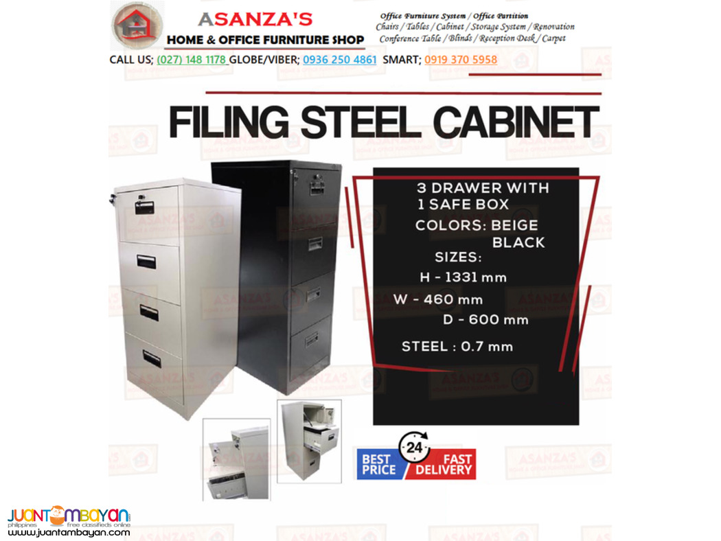 VERTICAL FILING CABINET / FACTORY PRICE *