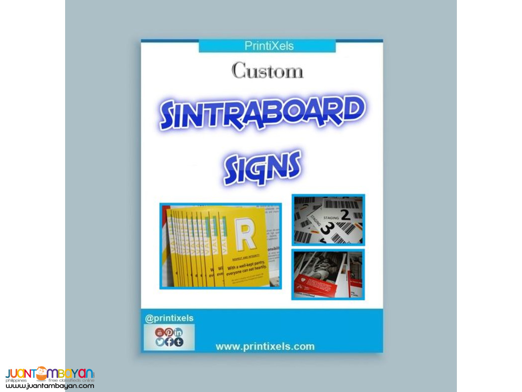 Customized Sintra Board Signages Philippines