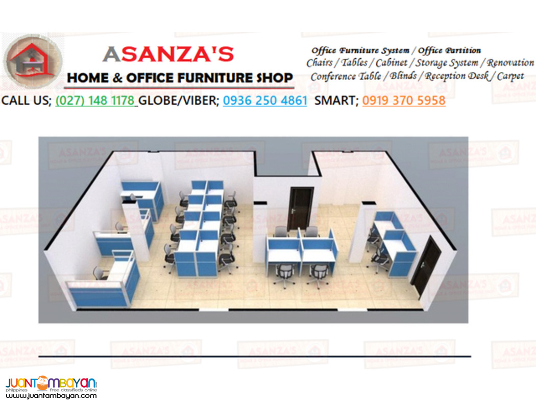 MODERN DESIGN / CUBICLE WORKSTATION / OFFICE PARTITION*