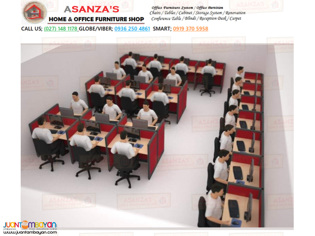 MODERN DESIGN / CUBICLE WORKSTATION / OFFICE PARTITION*