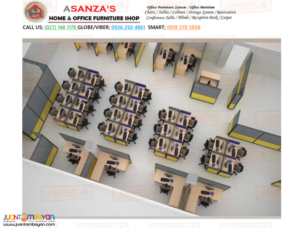 MODERN DESIGN / CUBICLE WORKSTATION / OFFICE PARTITION*