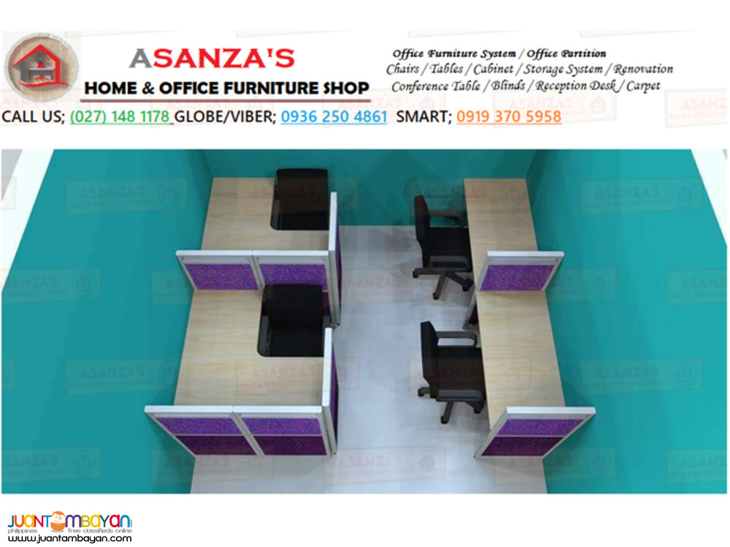 MODERN DESIGN / CUBICLE WORKSTATION / OFFICE PARTITION*