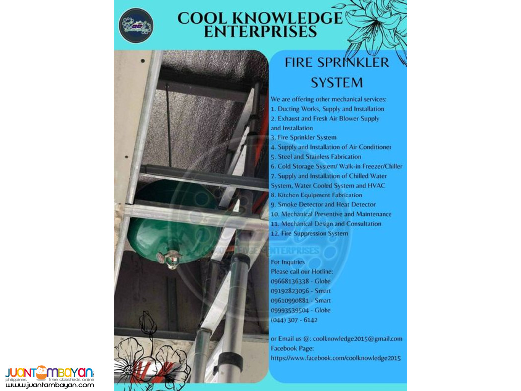 Meycauayan, Bulacan Fire Sprinkler System