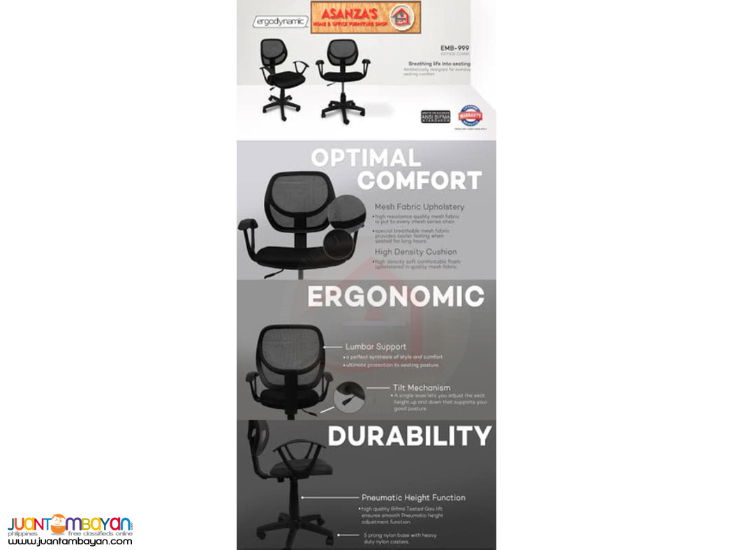 Mid Black Mesh Office Chair / Factory Price