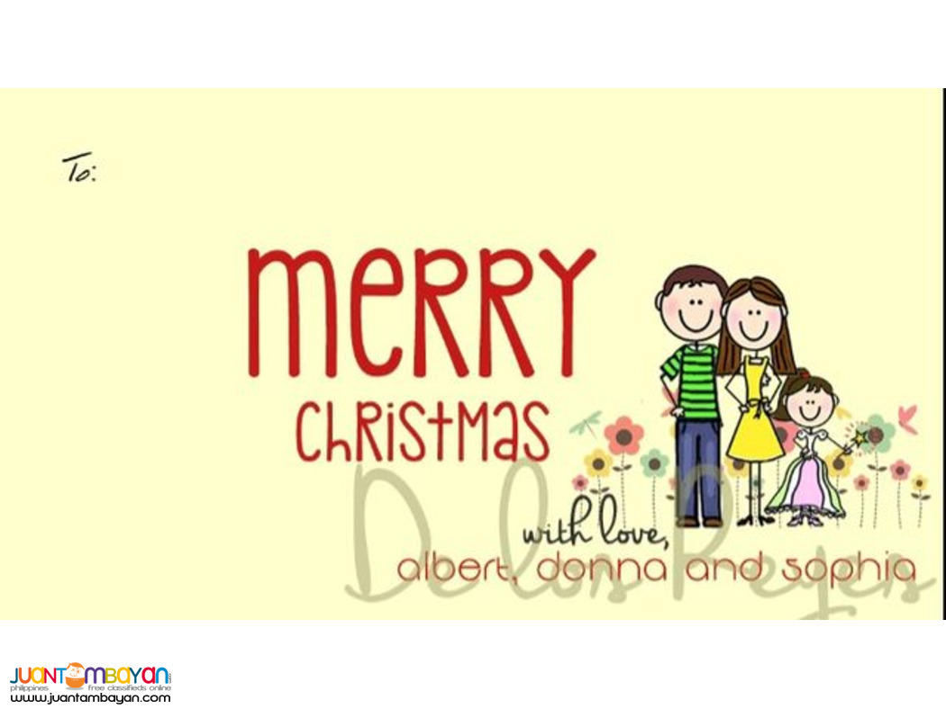 Gift Tag, Happy Birthday Tag, Christmas Tag, Product Label Tag