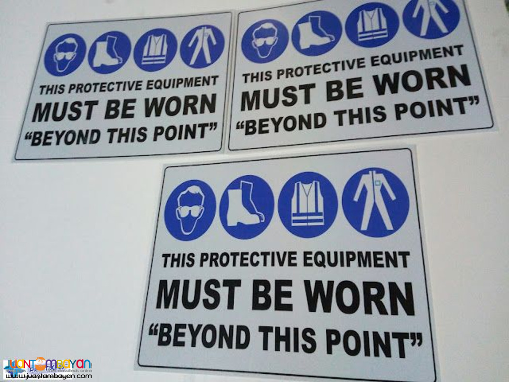 Indoor & Outdoor Safety Signage Maker Philippines