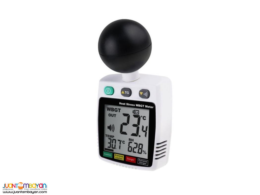 Heat Stress WBGT Meter, Wet Bulb Globe Temperature, Tenmars, TM-288