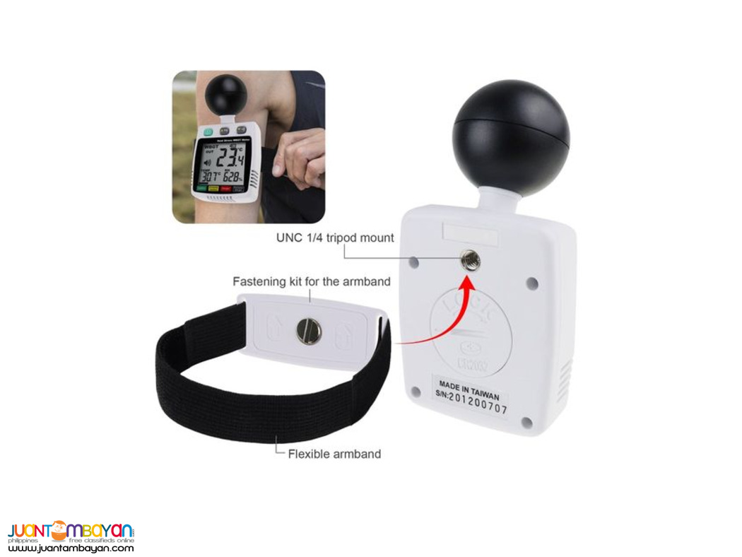 Heat Stress WBGT Meter, Wet Bulb Globe Temperature, Tenmars, TM-288