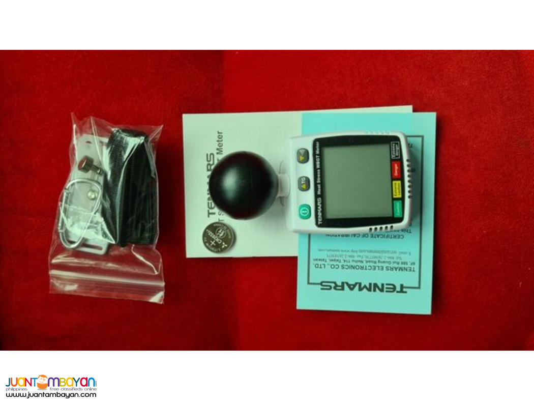 Heat Stress WBGT Meter, Wet Bulb Globe Temperature, Tenmars, TM-288