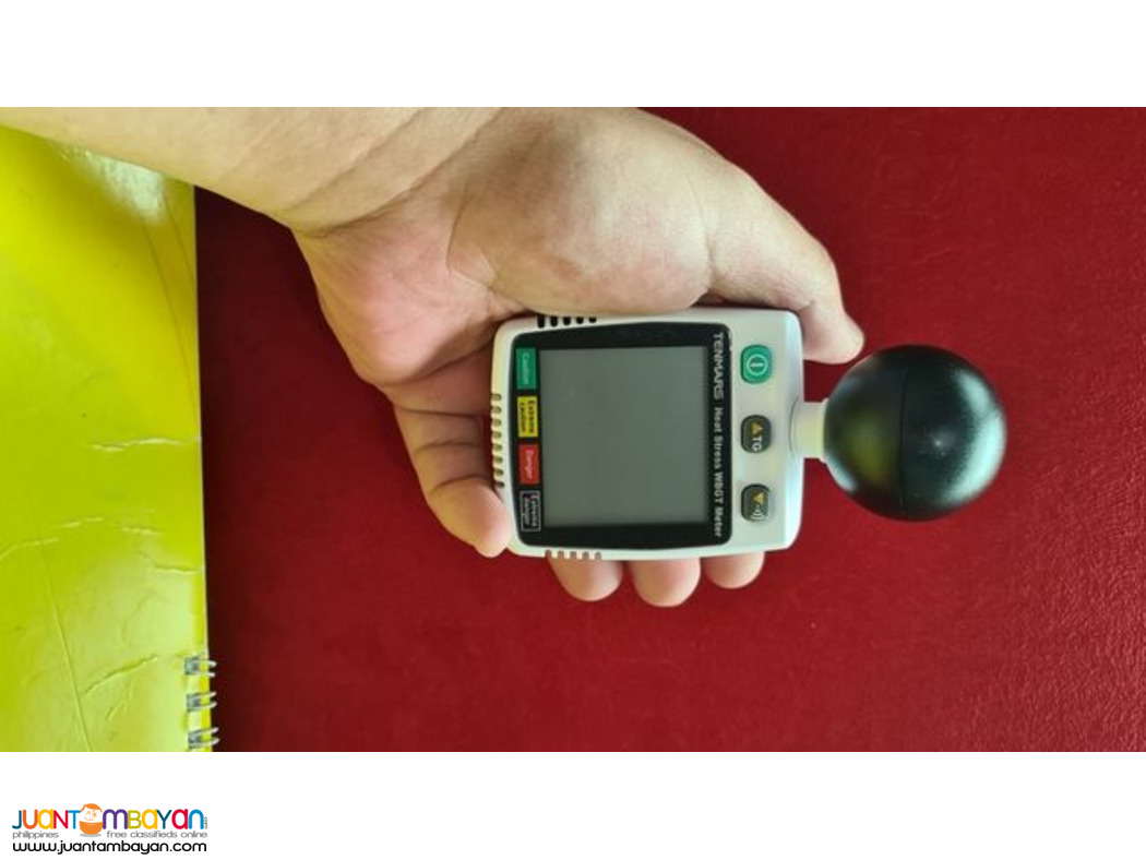Heat Stress WBGT Meter, Wet Bulb Globe Temperature, Tenmars, TM-288