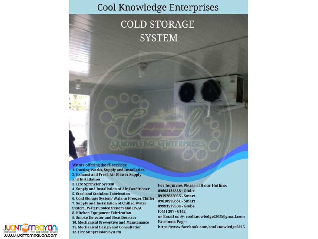 Cold Storage Services - Meycauayan