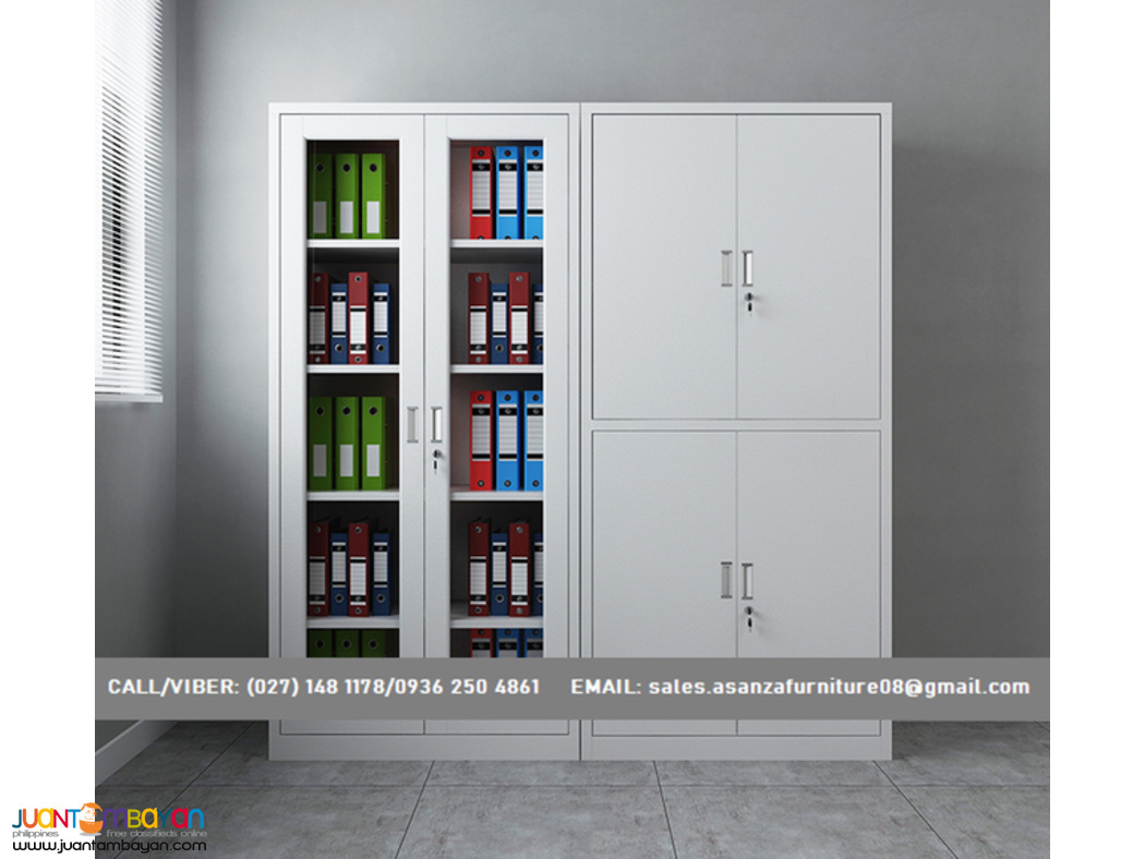 Full Glass Multipurpose Metal Cabinet | Factory Price