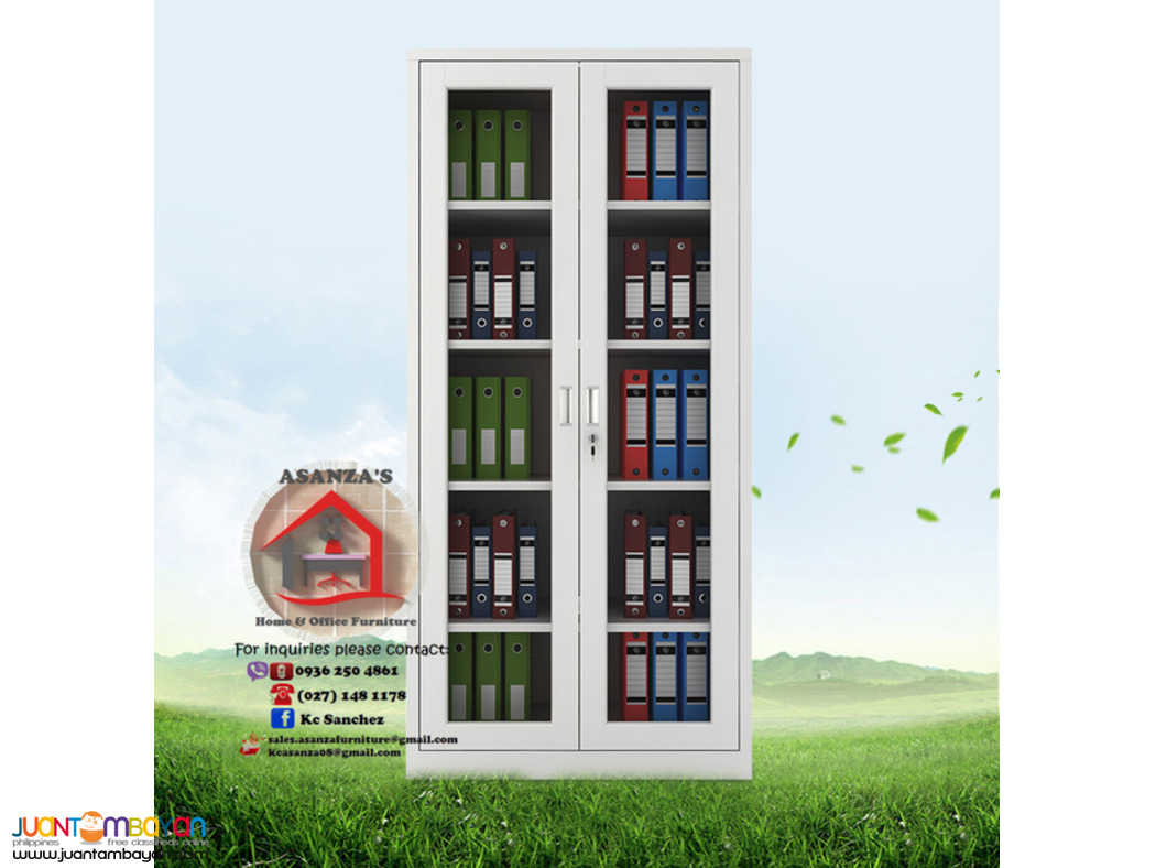 Full Glass Multipurpose Metal Cabinet | Factory Price