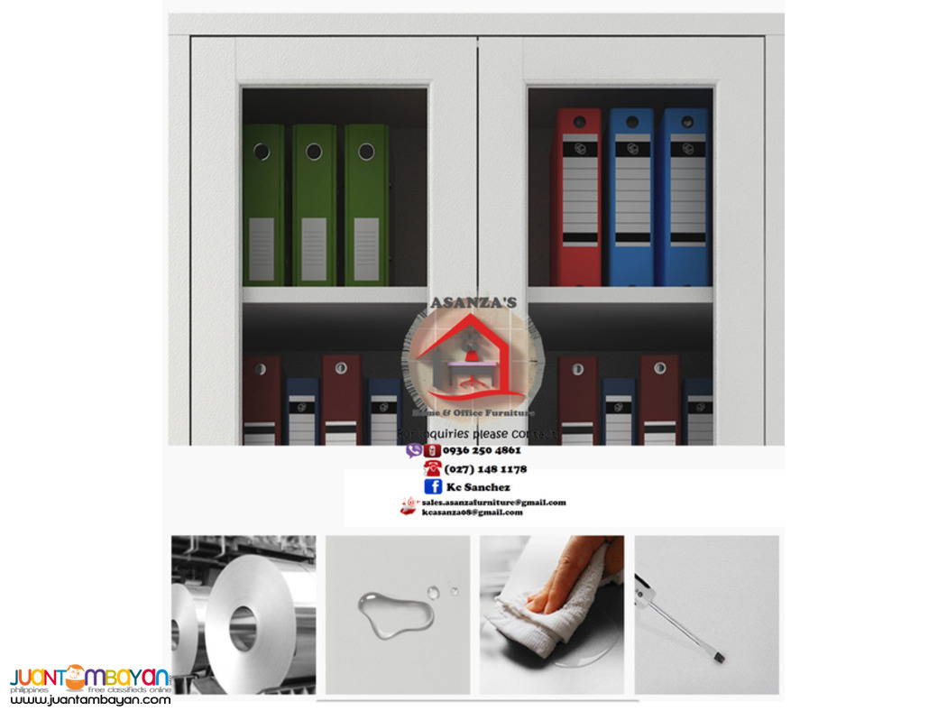 Full Glass Multipurpose Metal Cabinet | Factory Price