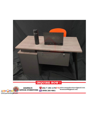 MELAMINE OFFICE TABLE (120Wx60Dx75Hcm) | FACTORY PRICE