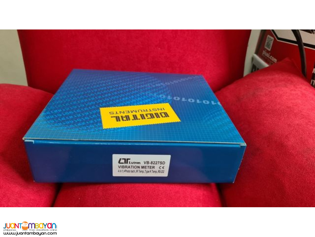 4-in 1, Vibration Meter, Tachometer, IR, Type K Thermometer