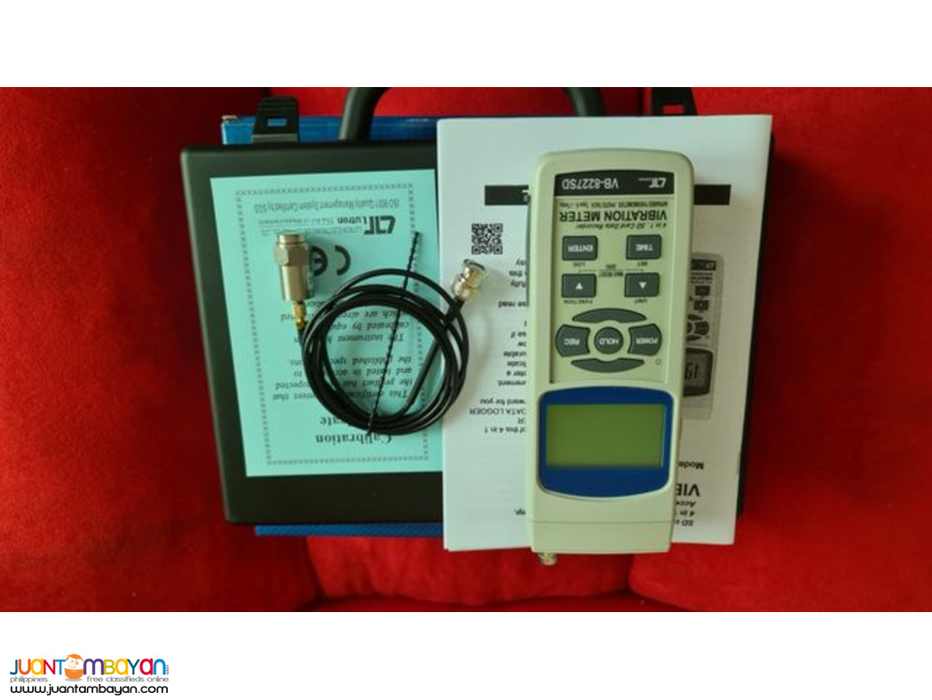 4-in 1, Vibration Meter, Tachometer, IR, Type K Thermometer
