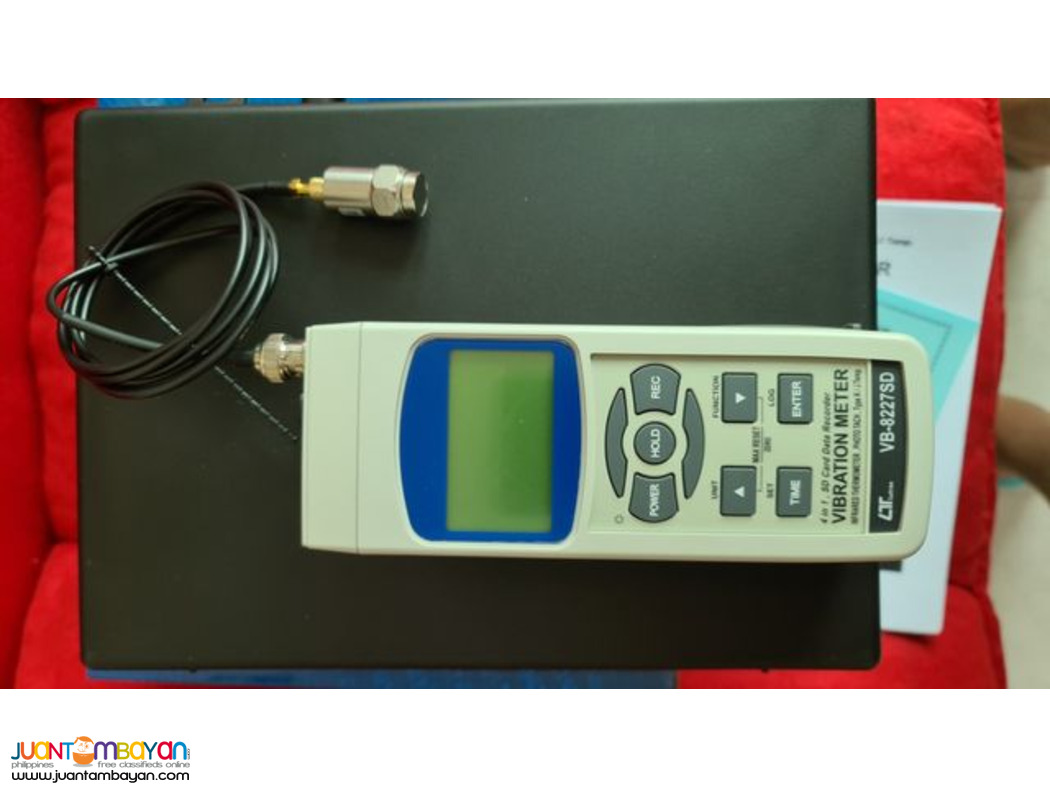 4-in 1, Vibration Meter, Tachometer, IR, Type K Thermometer