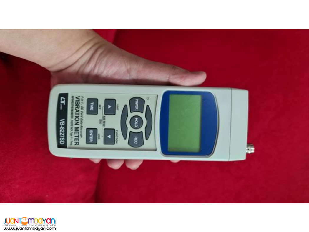 4-in 1, Vibration Meter, Tachometer, IR, Type K Thermometer