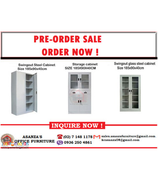 SLIDING/SWING DOOR CABINET | CHAIRS | OFFICE PARTITION - FACTORY PRICE