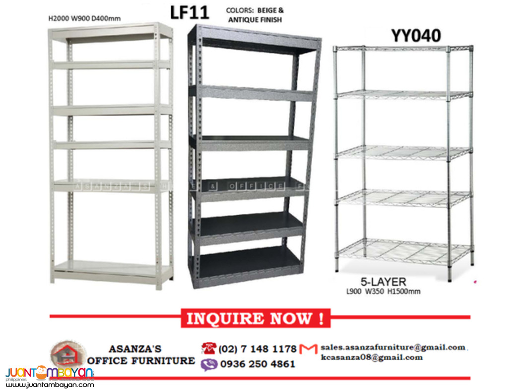 STEEL RACK *ADJUSTABLE LAYER* | FACTORY PRICE 