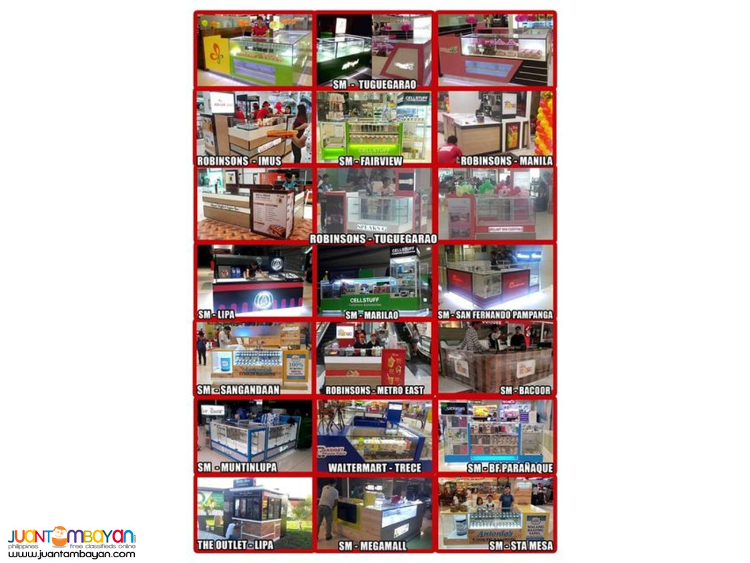 Cart Kiosk Fabrication, Food Stall Food Booth Fabricator