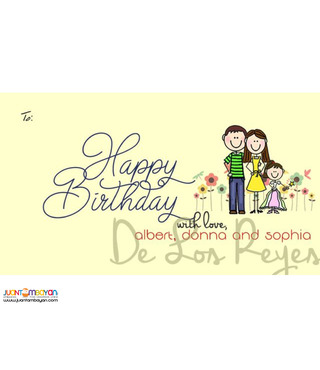 Christmas Gift Tag for Sale, Birthday Gift Tag for Sale