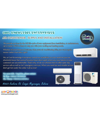 Aircon, Supply, Install, Bulacan Area, NCR