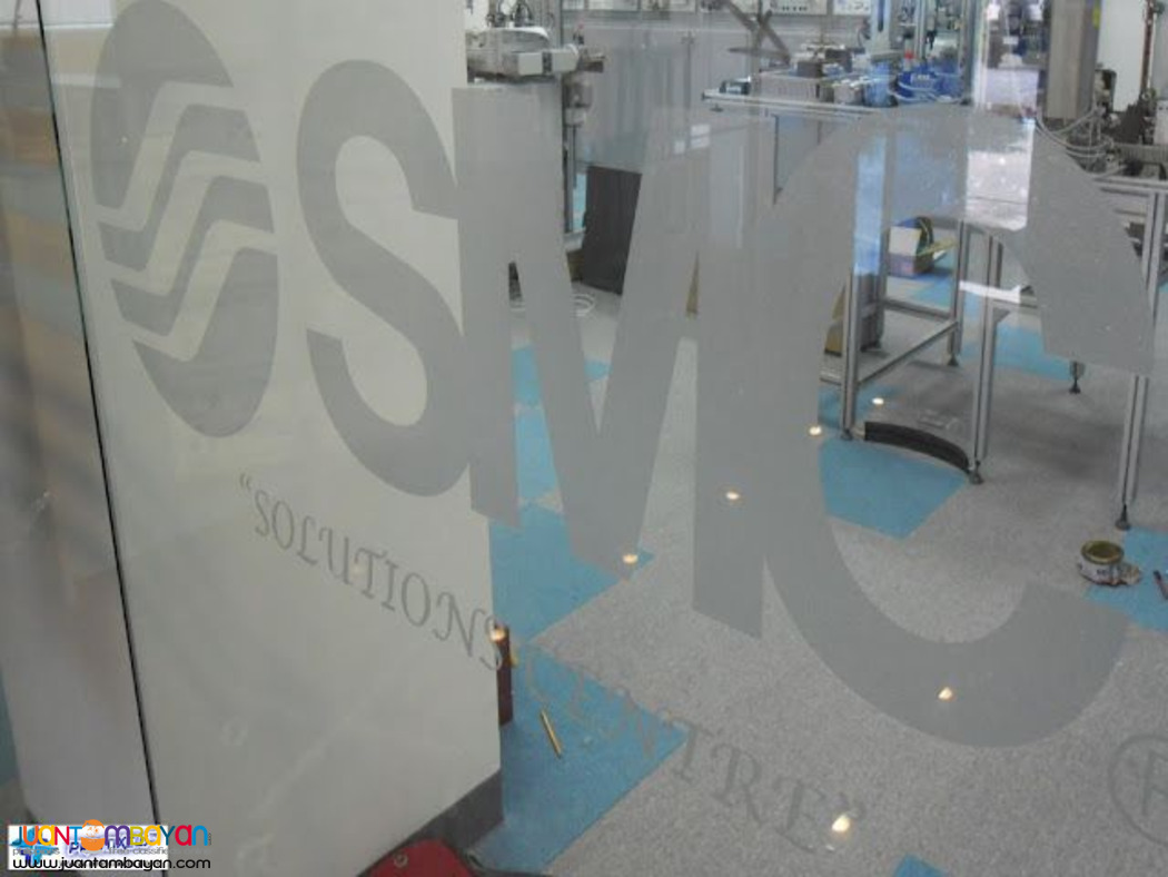 Custom Frosted Glass Sticker Supplier Philippines