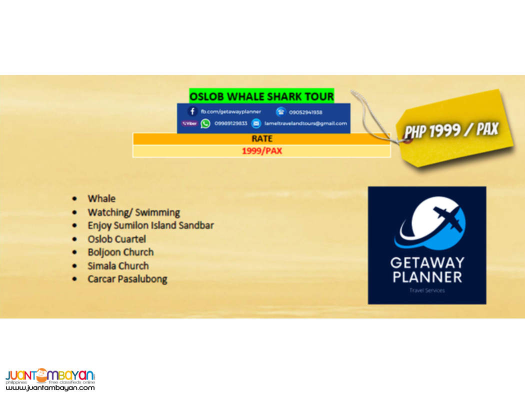 CEBU TOUR PACKAGE 3D/2N