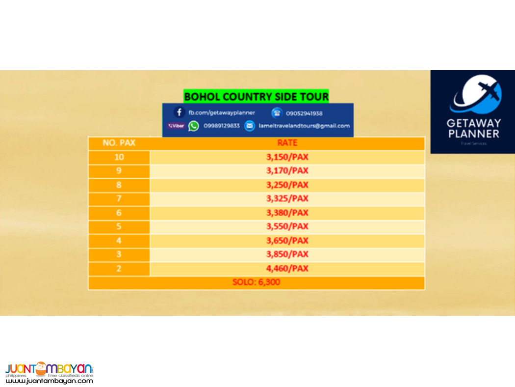 CEBU TOUR PACKAGE 3D/2N