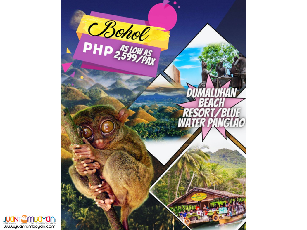 BOHOL LAND ARRANGEMENT PACKAGES