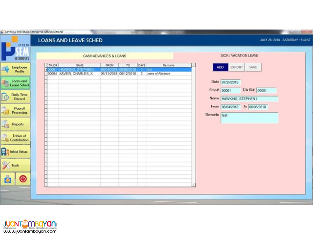 Payroll System with Bio metrics