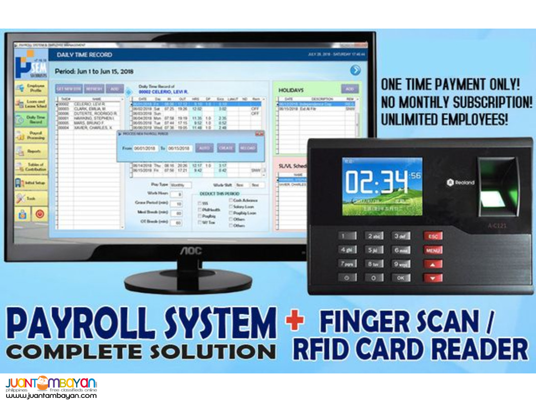Payroll System with Bio metrics