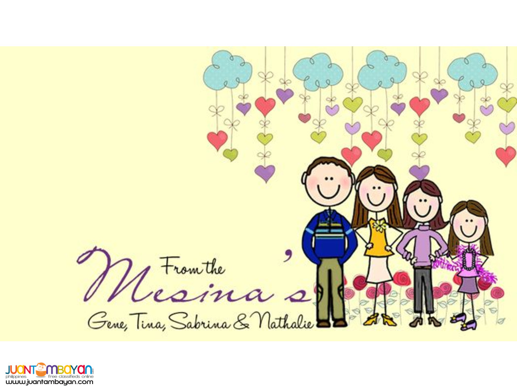 Gift Tag, Gift Tag Maker, Custom made Family Tag for Sale