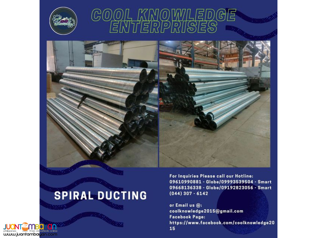 Stainless Steel Spiral Ducting Quezon City