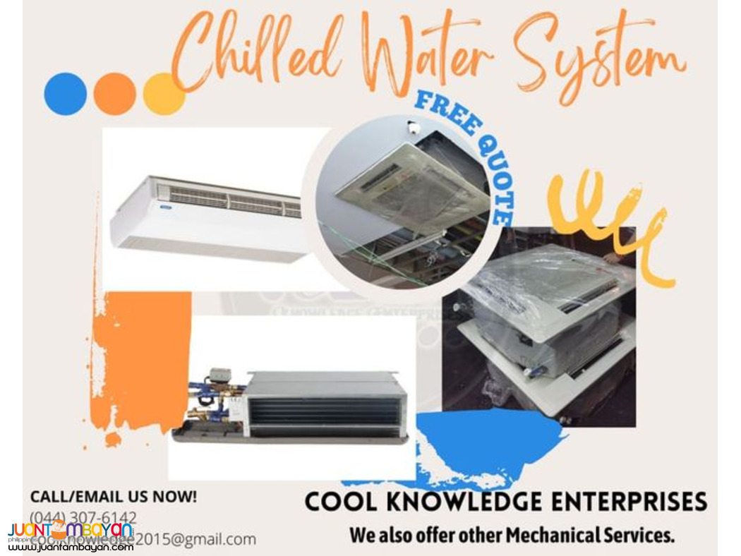 CHILLED WATER WORKS [SUPPLY&INSTALLATION] BULACAN/MANILA
