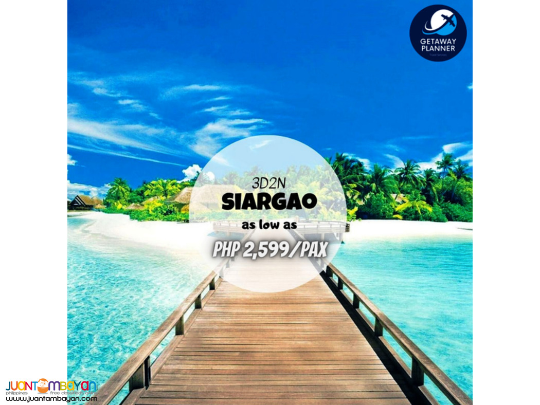 SIARGAO LAND ARRANGEMENT PACKAGES