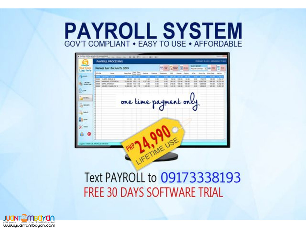 Easy Payroll system, Payroll Software