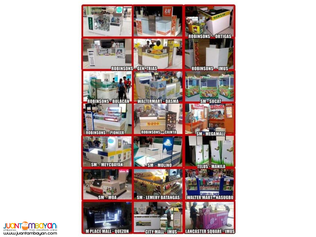 Cart Booth Kiosk Stall For Sale