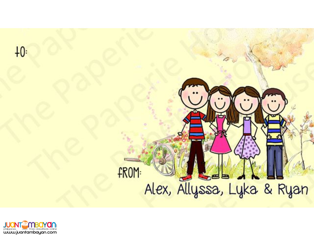 Christmas Gift Tag for Sale, Birthday Gift Tag for Sale