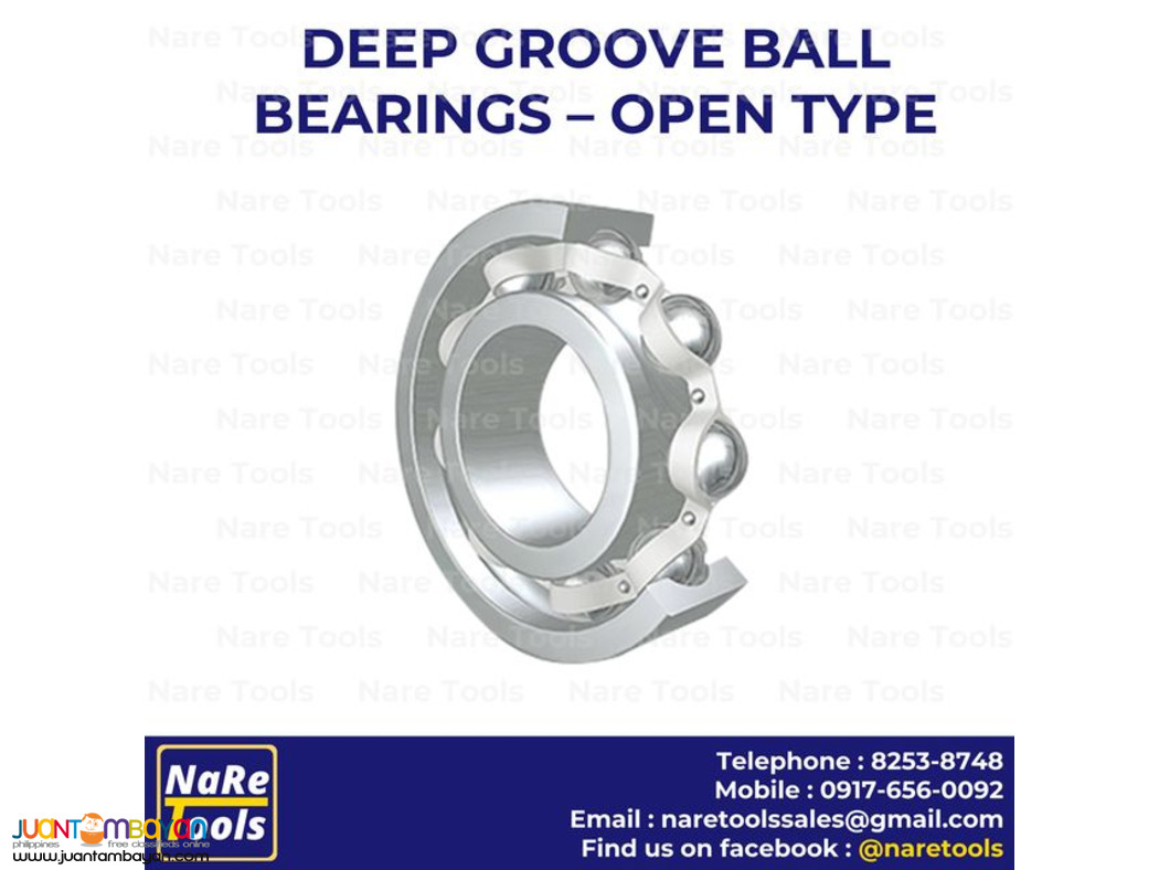 Deep Groove Ball Bearing - Open Type